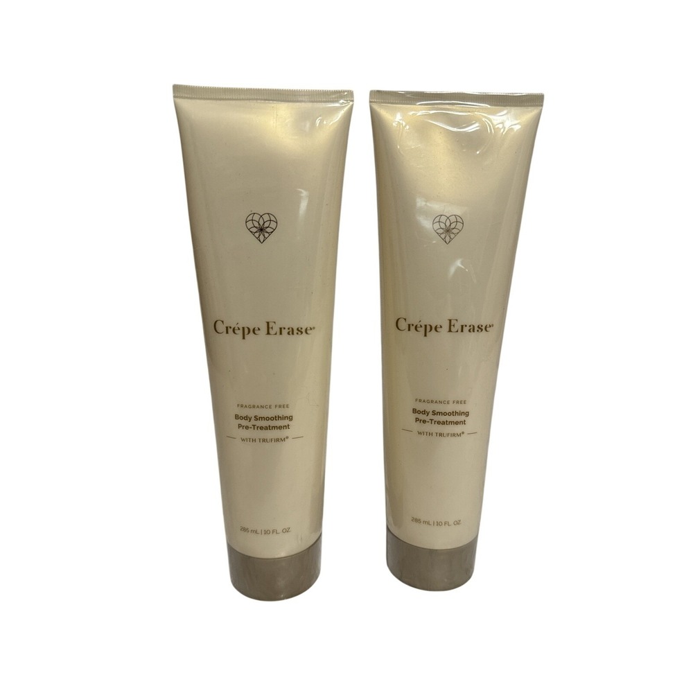 Crepe‎ Erase Body Smoothing Pre-Treatment Fragrance Free 10 fl Oz. Sealed X2